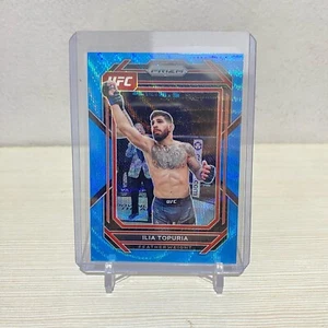 2023 Panini Prizm UFC Ilia Topuria Blue Wave Prizm #167 - Picture 1 of 2