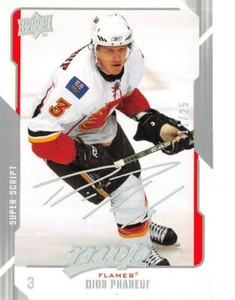 2008-09 Upper Deck MVP Super Script #45 Dion Phaneuf /25