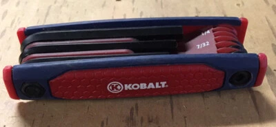 Kobalt 9-key Standard Folding Hex Key Set - Image 1 of 3