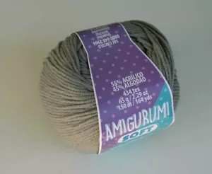 Hilo de ganchillo/hilo CIRCULO AMIGURUMI SUAVE acrílico/algodón - #8464 gris medio - Imagen 1 de 1