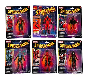 Juego de 7 Marvel Legends Series Spider-Man Chasm, Ben, Miles, Rose, Jessica, Elek - Imagen 1 de 2