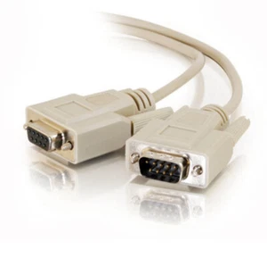 3 Foot Male / Female 9 Pin ( DB9 ) Serial Extension Cable - Picture 1 of 1