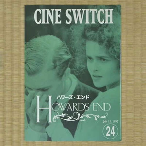 Howards End Japan Movie Program 1992 Anthony Hopkins James Ivory - Picture 1 of 5