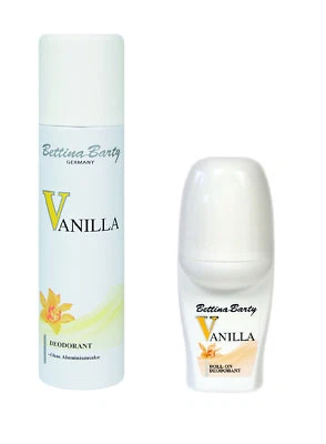 Bettina Barty Vanilla Roll On Deodorant 50 ml & Deodorantspray 150ml OVP