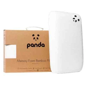 Panda Luxury Memory Foam Bamboo Pillow - White - Picture 1 of 4