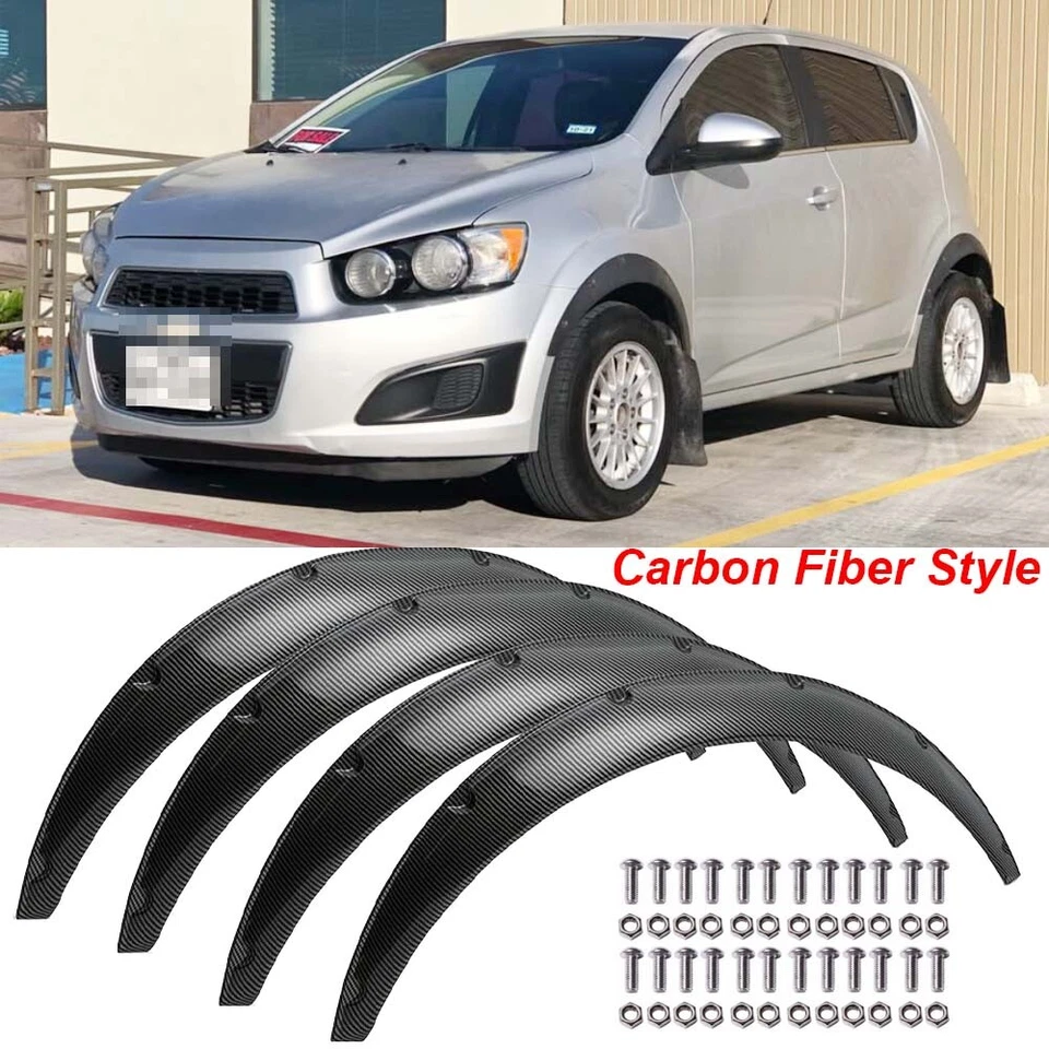 Kit de carrocería con llamaradas de guardabarros de 4,5" 890 mm cubiertas de arcos de rueda para Chevrolet Sonic RS Foto 1 de 4