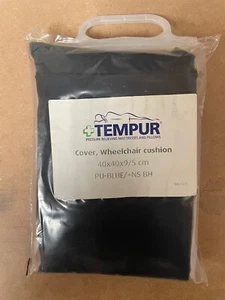 Tempur Copricuscino per Sedia a Rotelle 40x40x9/5 PU-B_JE/+NS BH 280219 Blu - Foto 1 di 1