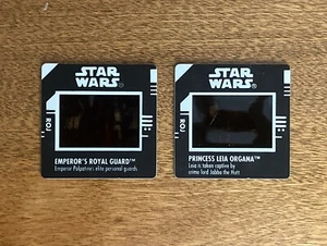 1997 Star Wars Power of the Force Slides ONLY Slave Leia & Royal Guard - Picture 1 of 2
