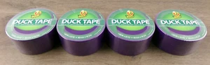 Box of 4 Duck Brand Purple Duct Tape, 20yds x 1.88in, 283138, New S2 - Picture 1 of 3