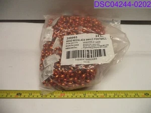 Pack of 24: Small Football Bead Necklace P/N 398965 - Picture 1 of 3