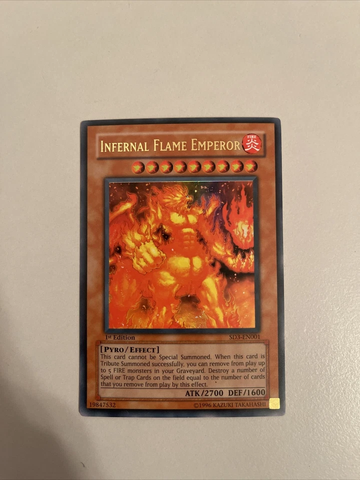 Infernal Flame Emperor SD3-EN001 Structure Deck: Blaze of Destruction 1st Edition