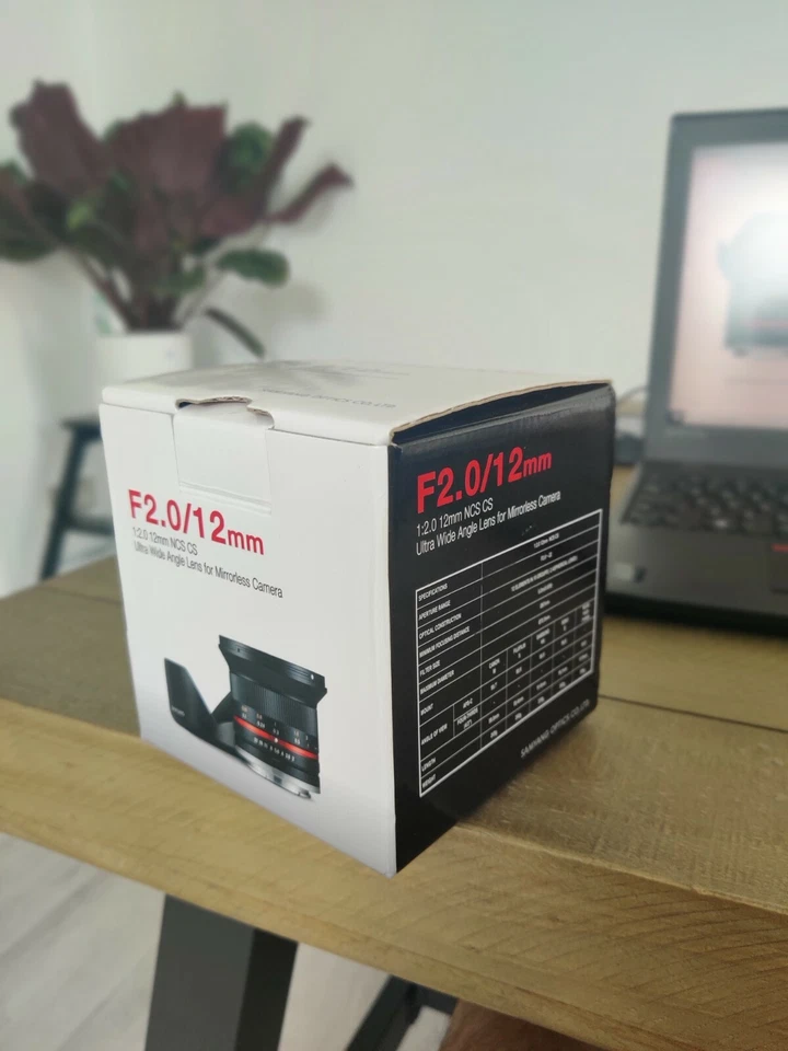 Samyang 12mm f/2-22 CS NCS Lens MFT Mount - Excellent Condition - Image 1 of 1