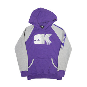 ADIDAS Hoodie Purple Pullover Girls XL
