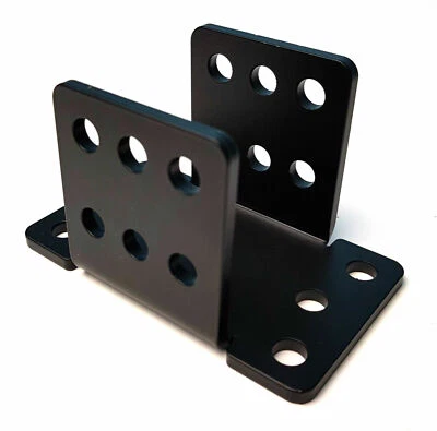 Supporto per travi, scarpa di ancoraggio, piastra staffa per legno, spessore 4mm - Immagine 1 di 2