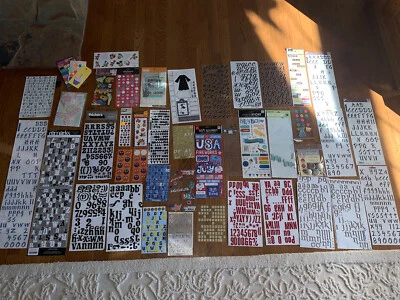 Lot of scrapbook stickers holiday, Kids Letters Card making Stickers - Image 1 of 4