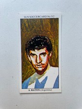 Argentina Legend Antonio Rattin 1979 Sun Soccer card - Mint