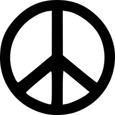 Peace Symbol Decal Sticker