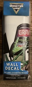 Monster Jam Grave Digger Wall Decal 20x10” With Augmented Reality - Picture 1 of 2