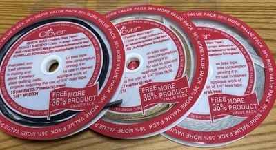 "Cinta de sesgo rápido Clover 1/4""" Foto 1 de 2