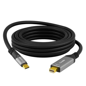 Kabel USB C auf Mini DisplayPort Kabel 25 Fuß, unidirektionale Stecker - Bild 1 von 5