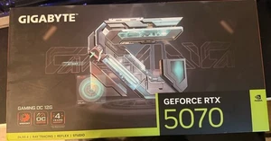 GIGABYTE Gaming OC GeForce RTX 5070 12GB GDDR7 PCI Express 5.0 Graphics Card - Picture 1 of 3