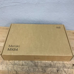 NEW Cisco Meraki MX84-HW 500 Mbps 10x 1GB RJ-45 2x 1GB SFP UNCLAIMED Firewall - Picture 1 of 3