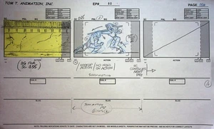 Legend of the Dragon 2005 Production Hand Drawn Storyboard BKN International - Picture 1 of 2