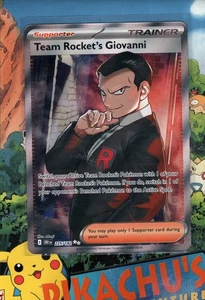 Pokémon TCG Team Rocket's Giovanni 225/182 Ultra Rare SV10: Destined Rival NM/M - Bild 1 von 2
