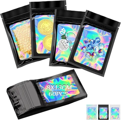 LONELY HIGH HEELS Mylar Bags 60 Stk Baggys Baggies Folienbeutel Zip Beutel Wiederverschließbare