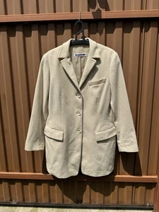 VTG Jil Sander Cashmere Distressed Coat - Picture 1 of 18