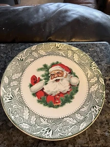 Vintage Santa Claus Cookie Plate 1940-50’s  - Picture 1 of 2