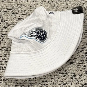 New Era Tennessee Titans 2024 NFL Training Camp White Stretch Bucket Hat OSFM - Picture 1 of 10