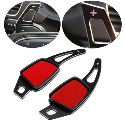 1 par de extensiones de palanca de cambios del volante para Audi Q5 2017 2020 - Imagen 1 de 4