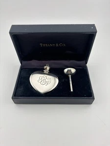 Tiffany Sterling Silver Perfume Bottle & Funnel Collectables With Original Box - Picture 1 of 12