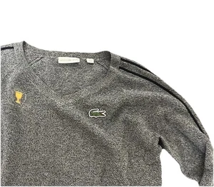 Lacoste Sports Presidents Cup grau V-Ausschnitt Pullover Alligator Trophy TOP 38 - Bild 1 von 9