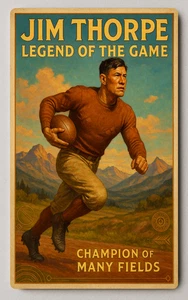 Jim Thorpe Legend of the Game Trading Card - Picture 1 of 2