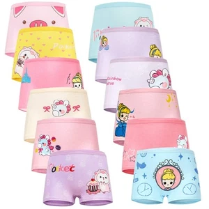 Girls Underwear with 12 Packs Toddler Panties for Girls Blue(3-5T) - Picture 1 of 6