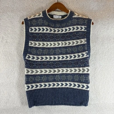 Vintage Foxcroft 100% Pure Scottish Wool Fair Isle Sweater Vest Women’s Size M - Image 1 of 4