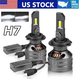H7 LED Headlight Bulb 150W 50000LM Super Bright Kit High Low Beam White Canbus - Picture 1 of 13