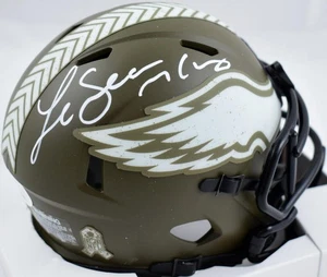 LeSean McCoy Autographed Eagles Salute to Service Speed Mini Helmet- JSA W - Picture 1 of 10