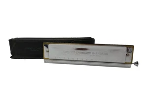 Hering 501/64 Cromática Armónica Llave C 16 Agujeros 64 Caña Deslizable Cromo Estuche Bolsa - Imagen 1 de 14