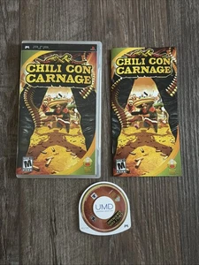 Chili Con Carnage Sony PSP ANUNCIO completo en caja - - Imagen 1 de 3