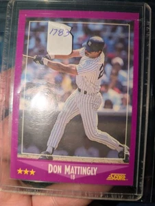 1988 Score#1 DON MATTINGLY(DONNIE ⚾) New York Yankees ~SPEDIZIONE GRATUITA  - Foto 1 di 3