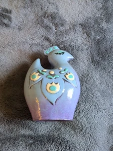 70er Jahre Vintage Pappmaché lila Hühnerbank - Bild 1 von 6