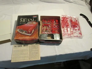 Vintage Monogram  Diecast Metal and Plastic ‘56 T-Bird Model 1/24 OPEN BOX - Picture 1 of 5