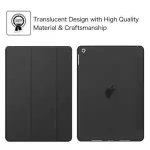 2pk iPad 10.9'' 10th 9 8 7 6 5th 10.2" 9.7" Soft Shell Case Smart Plastic Cover - Picture 1 of 5