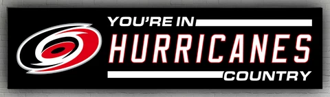 Carolina Hurricanes You're in Hurricanes Country 60x240cm 2x8ft Hockey Best Flag Cover