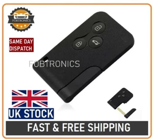 FOR Renault Megane Scenic 3 button Key Card Shell/Case + Blade A84 - Picture 1 of 4