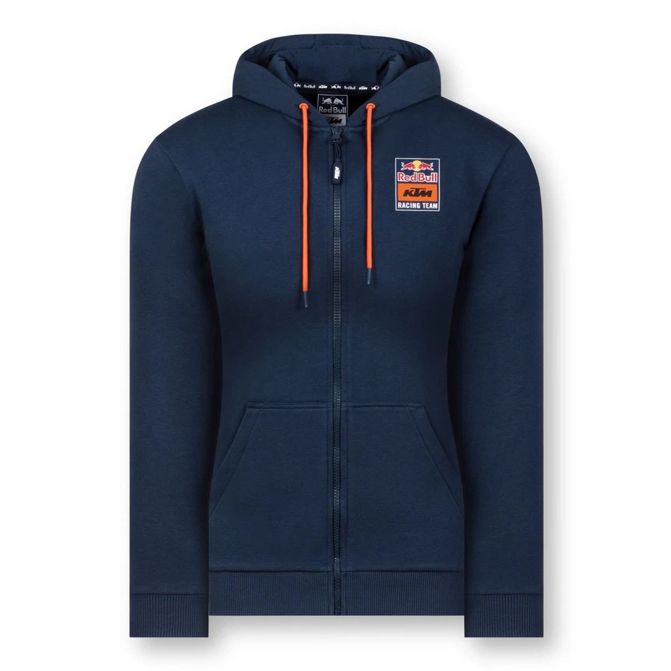 SALE REDBULL KTM WOMEN BLACKPRINT ZIP HOODIE 3RB22005500 - Image 1 of 2
