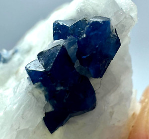 137 Carat Extremely Rare Top Blue Spinels Crystal On Matrix From Skardu @PK